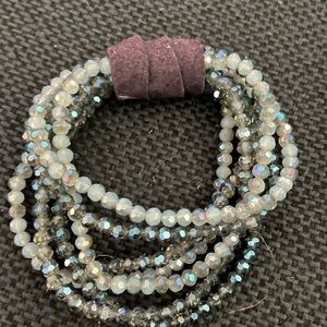 Blue Crystal Like Bracelet